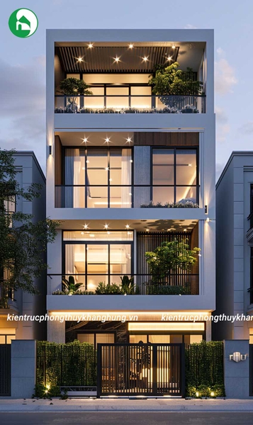 MẪU NHÀ PHỐ 4 TẦNG ĐẸP HIỆN ĐẠI HOT NHẤT HIỆN NAY