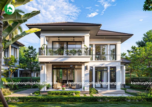 MẪU THIẾT KẾ NHÀ ĐẸP 2 TẦNG HIỆN ĐẠI NHẤT 2025