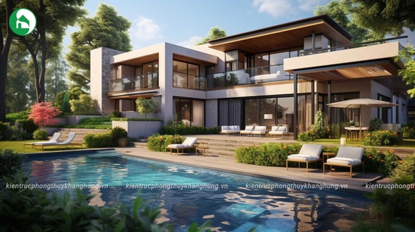 MẪU VILLA 2 TẦNG ĐẸP VÀ SANG TRỌNG BẬC NHẤT 2024