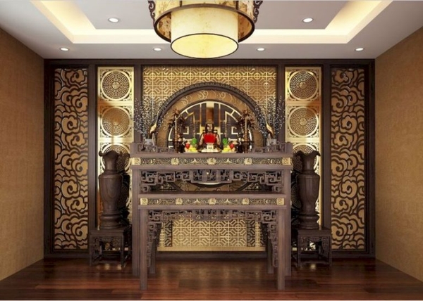 NGUYÊN TẮC QUAN TRỌNG TRONG THIẾT KẾ PHÒNG THỜ HỢP PHONG THỦY