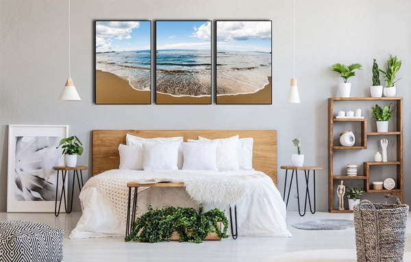 TREO TRANH TRONG PHÒNG NGỦ NÊN HAY KHÔNG? NGUYÊN TẮC LÀ GÌ?