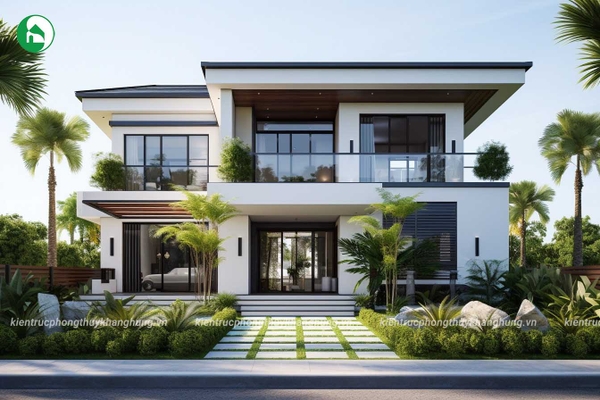 MẪU NHÀ MÁI NHẬT 2 TẦNG ĐẸP SANG TRỌNG NHẤT 2024