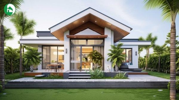 NHÀ VƯỜN MÁI NHẬT 1 TẦNG, SANG TRỌNG VÀ THU HÚT ÁNH NHÌN