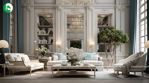 MẪU THIẾT KẾ NỘI THẤT PHÒNG KHÁCH ĐẸP HIỆN ĐẠI, SANG TRỌNG