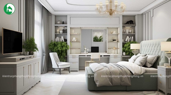 PHONG CÁCH THIẾT KẾ NỘI THẤT TÂN CỔ ĐIỂN MỚI NHẤT 2024