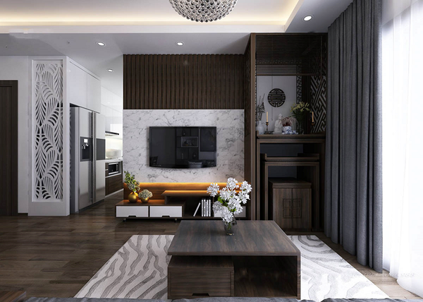 PHÒNG KHÁCH KẾT HỢP PHÒNG THỜ CÓ TỐT KHÔNG? NÊN HAY KHÔNG?