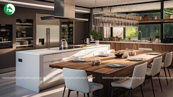 THIẾT KẾ BẾP HIỆN ĐẠI, ĐỘC ĐÁO, DẪN ĐẦU XU HƯỚNG 2024