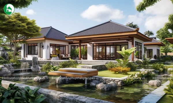 THIẾT KẾ NHÀ THEO PHONG THỦY RƯỚC TÀI LỘC VÀ MAY MẮN