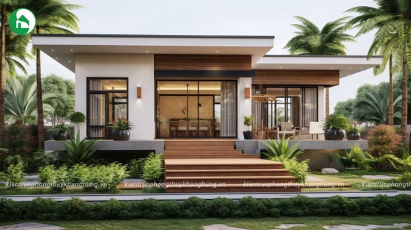 THIẾT KẾ NHÀ VƯỜN CẤP 4 ĐẸP VÀ HIỆN ĐẠI NHẤT 2024