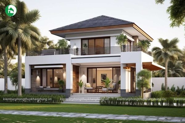 MẪU NHÀ 2 TẦNG MẶT TIỀN 10M, XU HƯỚNG THIẾT KẾ MỚI NHẤT 2024