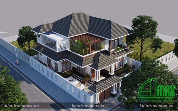 MẪU NHÀ VƯỜN MÁI NHẬT ĐẸP NHẤT NĂM 2023