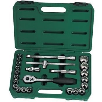 Bộ đầu tuýp 24 chi tiết 1/2 inch hệ mét SATA 09060
