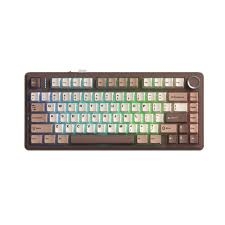 AULA F75 (3305) BÀN PHÍM CƠ GAMING 3 MODE (Phiên bản màu Nâu be/ Barbie switch)