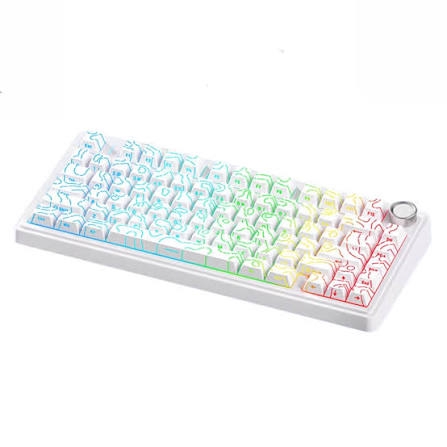 AULA F75 BÀN PHÍM CƠ GAMING 3 MODE (Phiên bản 3 mode/ Trắng contour/ Seiya - Star Vector Switch)