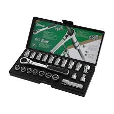 Bộ tuýp cần siết tự động 20mm 21 chi tiết SATA 09134