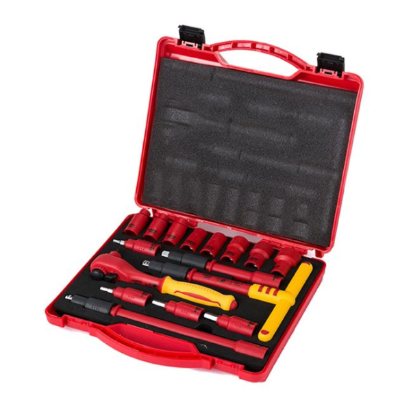 Bộ đầu tuýp VDE 1000V 16 chi tiết SATA 09268