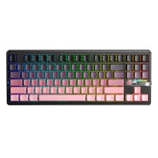 AULA F87 PRO V2 (2643) BÀN PHÍM CƠ GAMING 3 MODE (Phiên bản Đen hồng gradient/ X3 Switch)