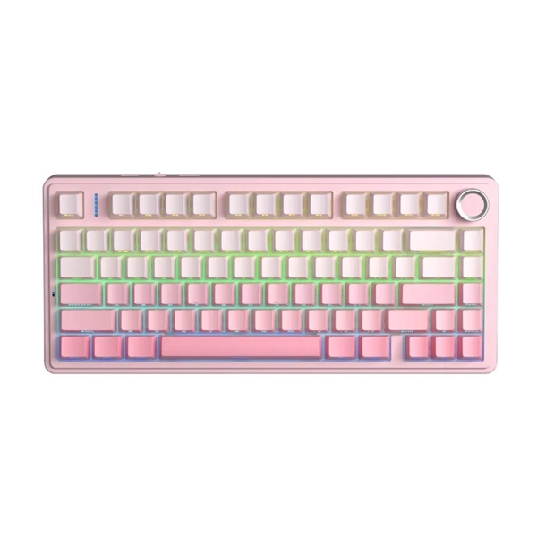 AULA F75 BÀN PHÍM CƠ GAMING 3 MODE (Phiên bản màu Hồng gradient/ Dream Sakura switch)