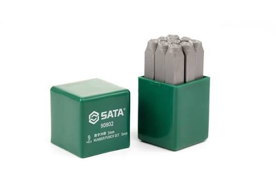 Bộ đục lấy dấu chữ số 9 chi tiết 8mm SATA 90804