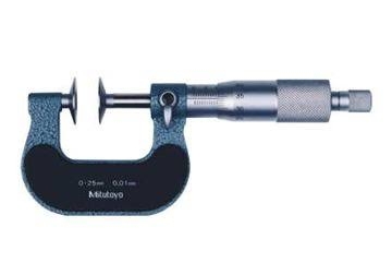 Panme cơ đầu đĩa đo bước răng Mitutoyo 123-102 ( 25-50mm )
