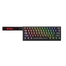 AULA WIN60HE BÀN PHÍM CƠ GAMING CÓ DÂY (Phiên bản Đen/ Gray Wood magnetic switch - Rapid trigger)