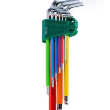 Cây lục giác bi dài 5mm bọc nhựa màu SATA 80110CH