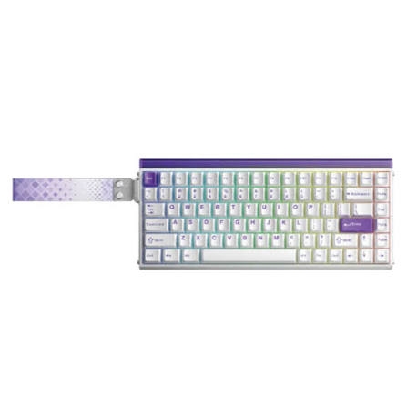 AULA HERO84HE BÀN PHÍM CƠ GAMING CÓ DÂY (Phiên bản Tím + trắng/ Black King magnetic switch - Rapid trigger)