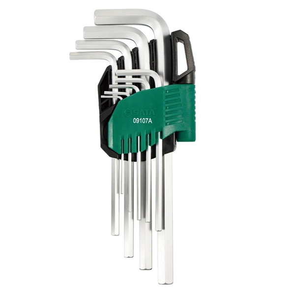 Bộ lục giác loại dài 9 chi tiết SATA 09107A