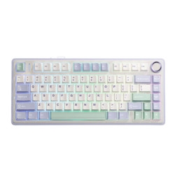 AULA F75 (2100) BÀN PHÍM CƠ GAMING 3 MODE (Phiên bản màu Tím nhạt + Be + Xanh lá/ Outemu Silent Peach V3 switch)