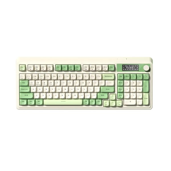Copy of AULA S99 (6944) BÀN PHÍM GIẢ CƠ GAMING 3 MODE (Phiên bản Xanh lá + Be)