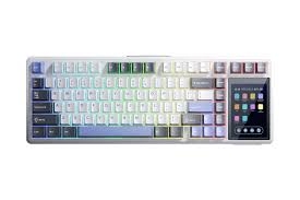 AULA L99 (3602) BÀN PHÍM CƠ GAMING 3 MODE (Phiên bản màu Xám đậm + Trắng + Xanh dương/ Raindrop switch)
