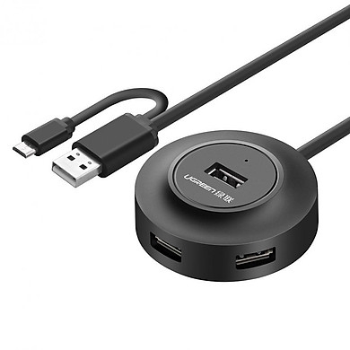 Bộ chuyển đổi usb 2.0 4 cổng Ugreen 20277