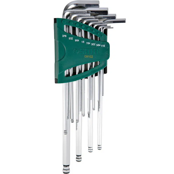 Bộ lục giác bi hệ inch 12 chi tiết SATA 09102