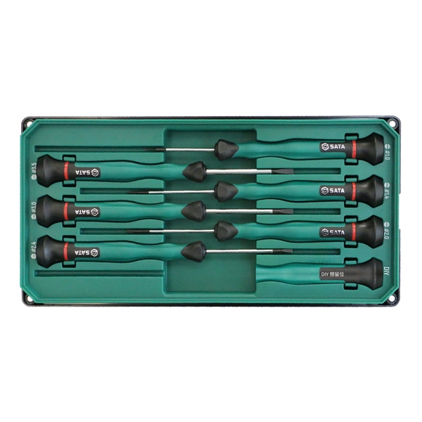 Bộ tuốc nơ vít nhỏ 1đầu dẹp SATA 1 bộ 6 cái 09311