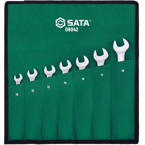 Bộ cờ lê vòng miệng lắc léo tự động SATA 1 bộ 7 cái 09042