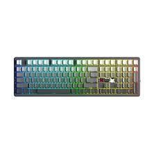 AULA F108PRO V2 (6658) BÀN PHÍM CƠ GAMING 3 MODE (Phiên bản màu Xám đen gradient/ X3 switch)