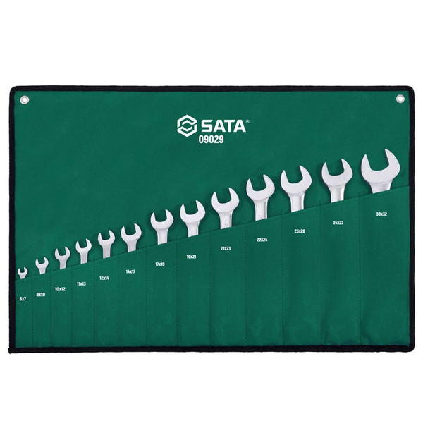 Bộ cờ lê hai đầu mở 13 chi tiết SATA 09029