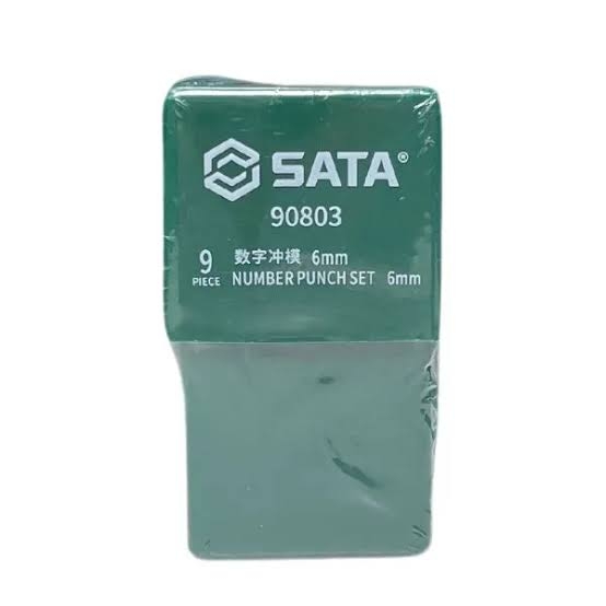 Bộ đục số lấy dấu số 9 món 6mm SATA 90803
