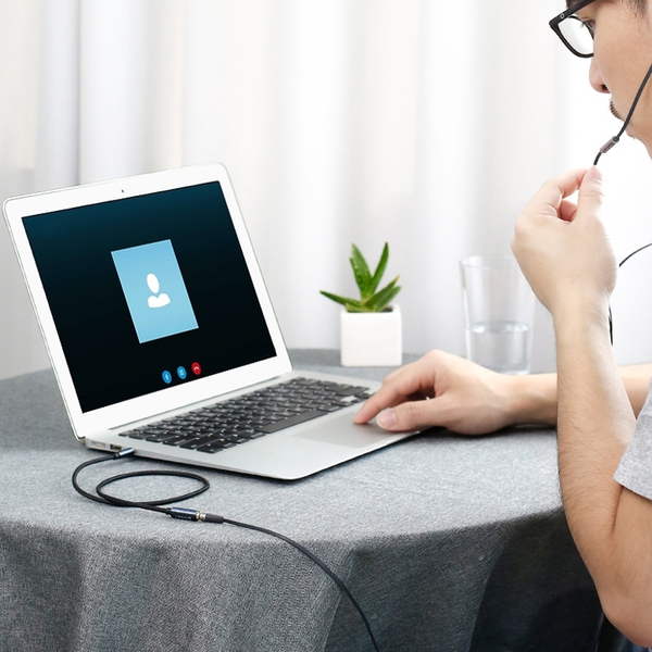 Cáp Audio 3.5mm 3 nấc nối dài 1M5 cao cấp Ugreen 40674