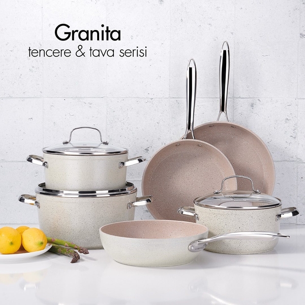 chảo chống dính sử dụng bếp từ Granita