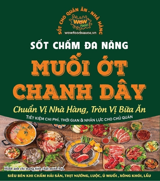 SỐT CHẤM MuỐI Ớt CHANH DÂY