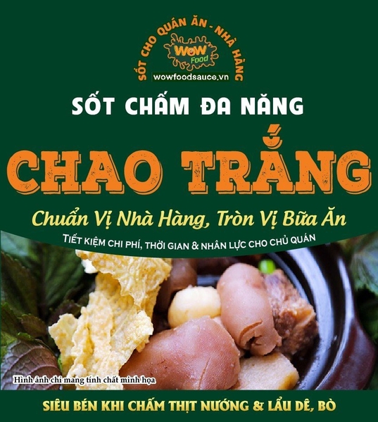 SỐT CHẤM CHAO TRẮNG