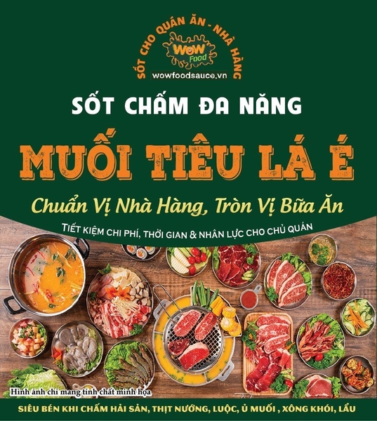 SỐT CHẤM MuỐI TIÊU LÁ É