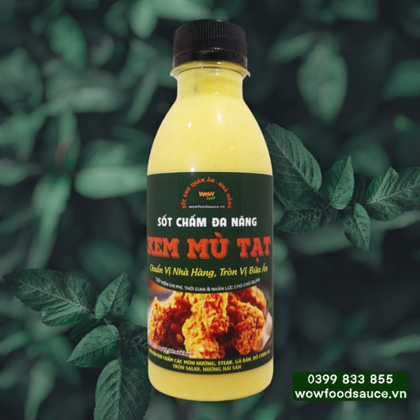 SỐT KEM MÙ TẠT (GÀ RÁN - SALAD - STEAK)