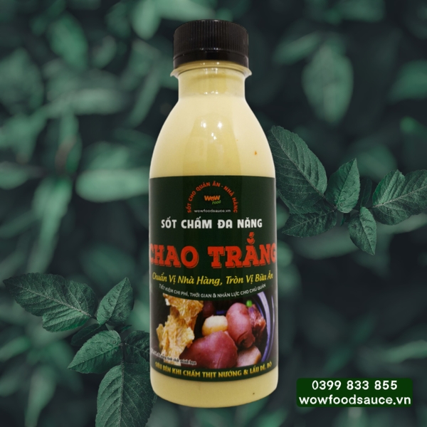 SỐT CHẤM CHAO TRẮNG