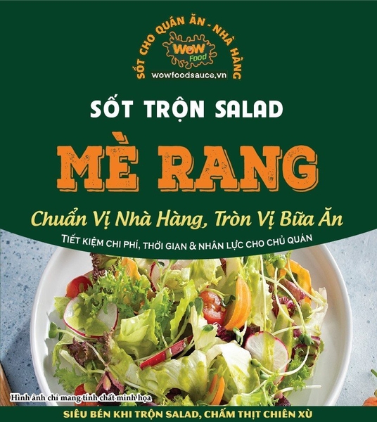 SỐT TRỘN SALAD MÈ RANG