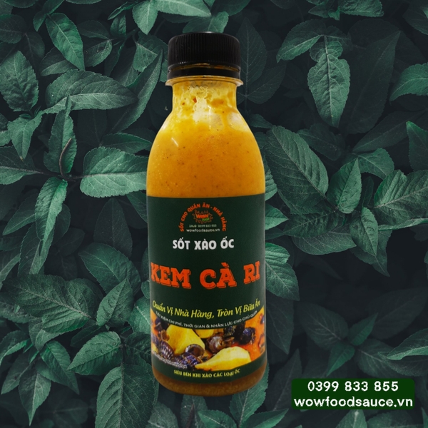 SỐT XÀO ỐC KEM CÀ RI