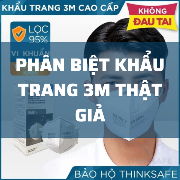 Mách bạn những cách phân biệt khẩu trang 3M thật giả