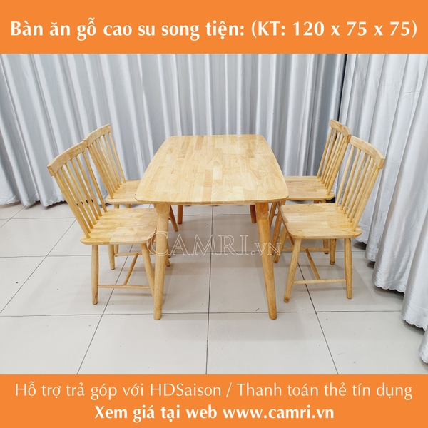 Bàn ăn gỗ xếp được cao su là lựa chọn hoàn hảo cho những người không có nhiều không gian sống. Với đặc tính xếp gọn đơn giản, sản phẩm này giúp tiết kiệm không gian và thuận tiện cho việc di chuyển. Với chất liệu gỗ cao su tự nhiên, sản phẩm thể hiện vẻ đẹp tự nhiên và đem lại cảm giác ấm áp cho căn nhà của bạn.