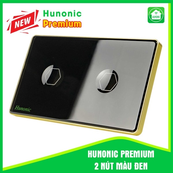 Hunonic Premium 2 Nút Màu Đen